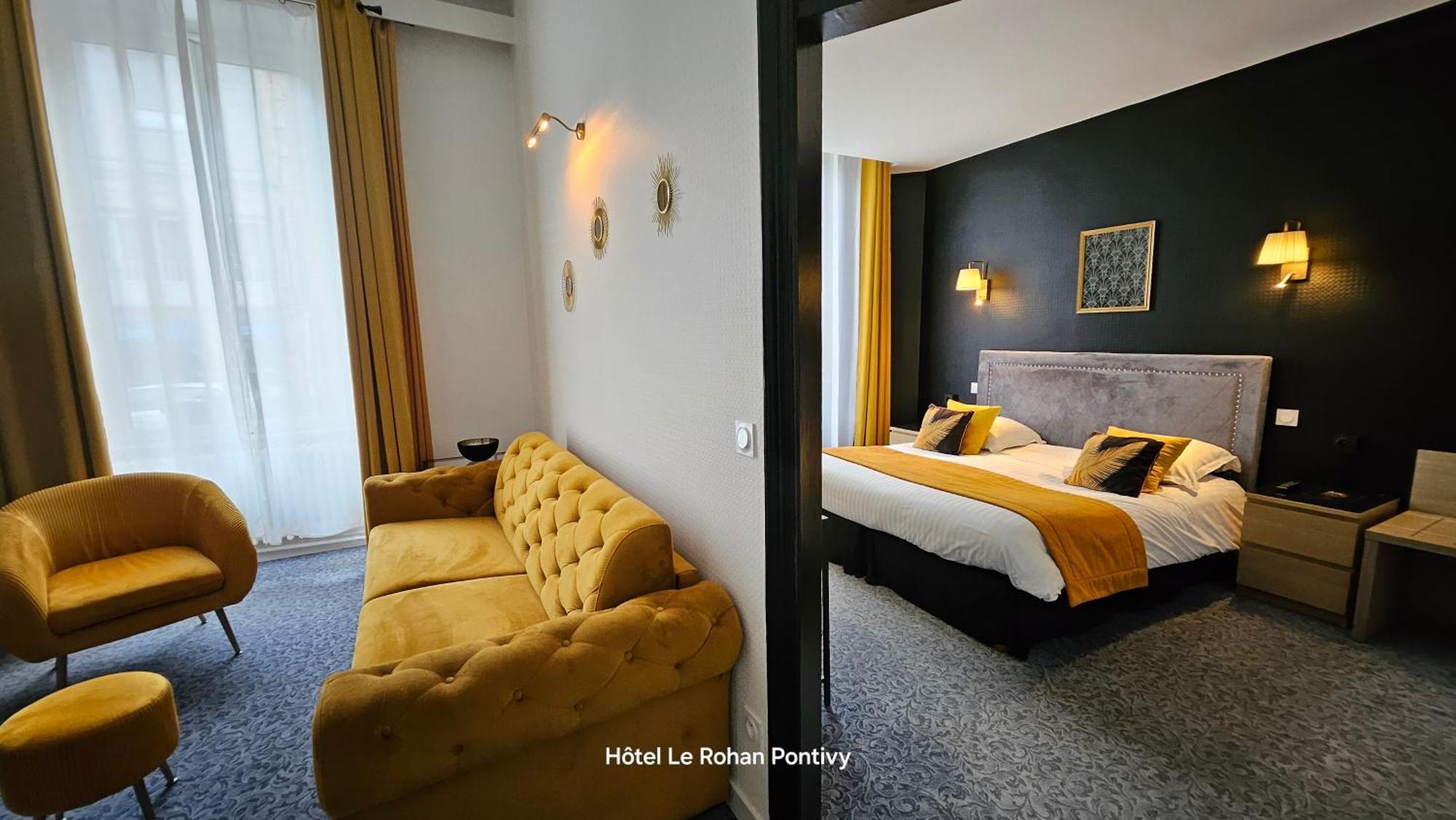Hotel Le Rohan Charme Et Caractere Pontivy Exteriör bild