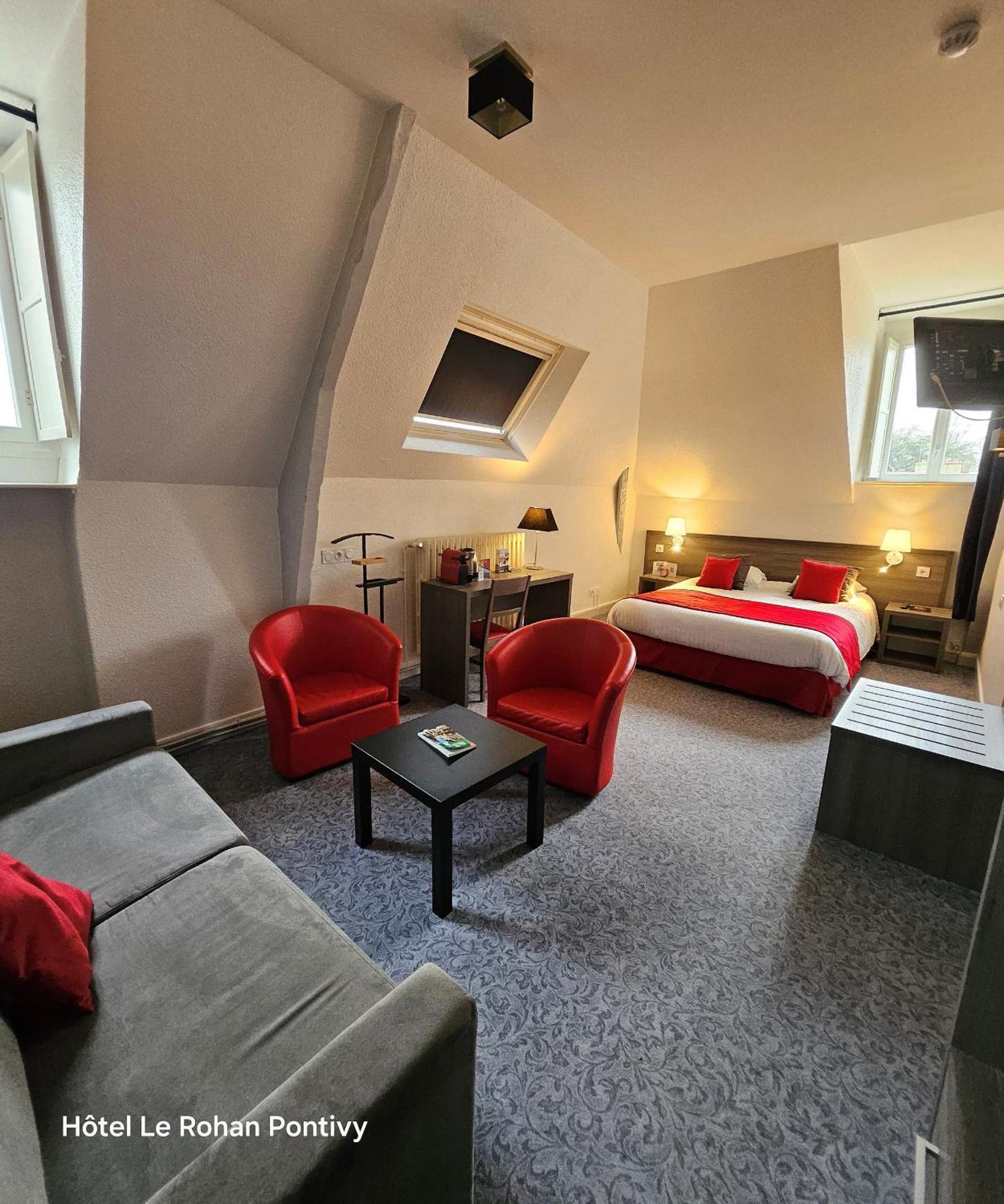 Hotel Le Rohan Charme Et Caractere Pontivy Exteriör bild